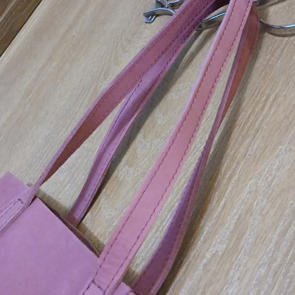 Portland Leather Juliette Bag In Foxglove Color Like New! Lovely! - Picture 5 of 11